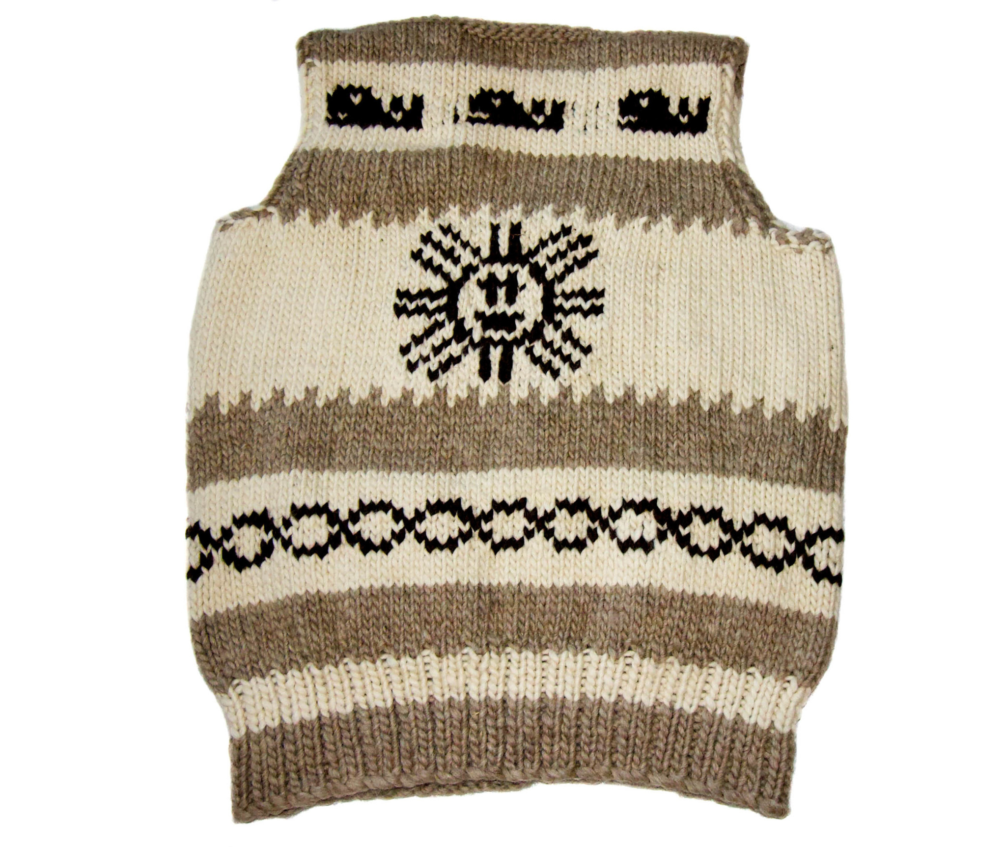Raven and the Sun Cowichan Vest