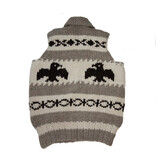 Cowichan Vest Raven Design