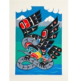 'No Pipelines - Eagle and Snake' by Gord Hill