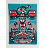 'Thunderbird and Sisiutl' Original Painting by Gord Hill