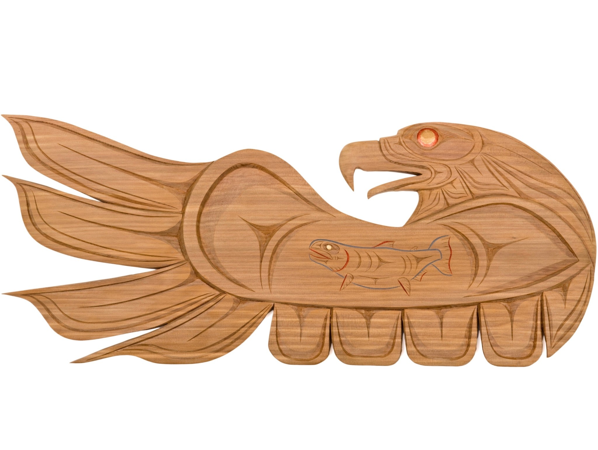 CUSTOM ORDER  Coast Salish Eagle Carving
