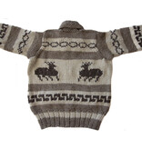 Cowichan Sweater Deer Design L / XL