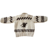 Child's Cowichan Sweater Hummingbird Design