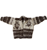 Child's Cowichan Sweater Owl Design