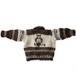 Child's Cowichan Sweater Owl Design
