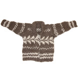 Child's Cowichan Sweater Geometric Design