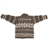 Child's Cowichan Sweater Geometric Design