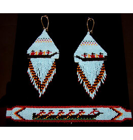 Northwest Coast Beaded Sets by Grace Touchie