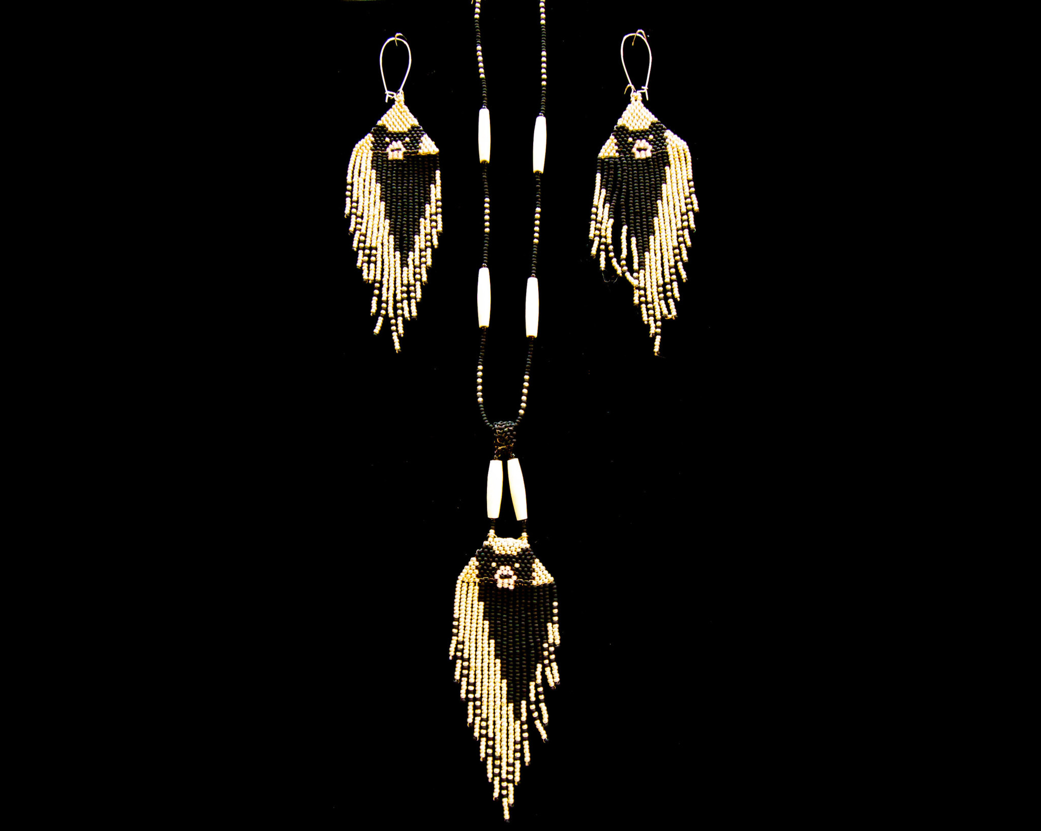 Northwest Coast Beaded Sets by Grace Touchie
