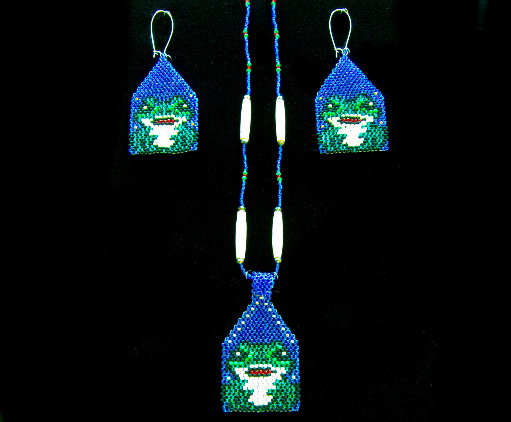 Northwest Coast Beaded Sets by Grace Touchie