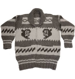 Large Whale Cowichan Sweater
