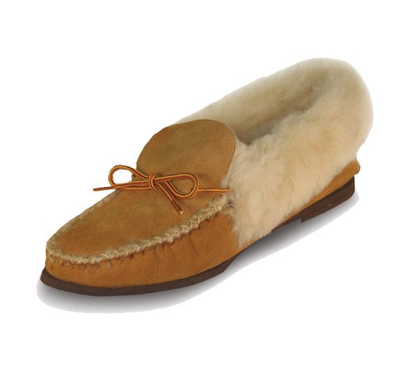 Native American Sheepskin Outdoor Moccasins