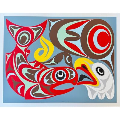 'Eagle's Catch' limited edition by Maynard Johnny