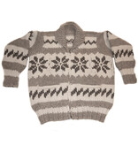 Cowichan Sweater Snowflake Design M/L
