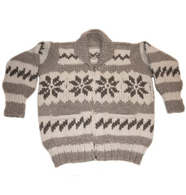 Cowichan Sweater Snowflake Design M/L