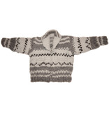 Cowichan Sweater Child's Geometric Design