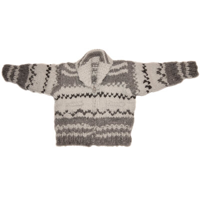 Cowichan Sweater Child's Geometric Design