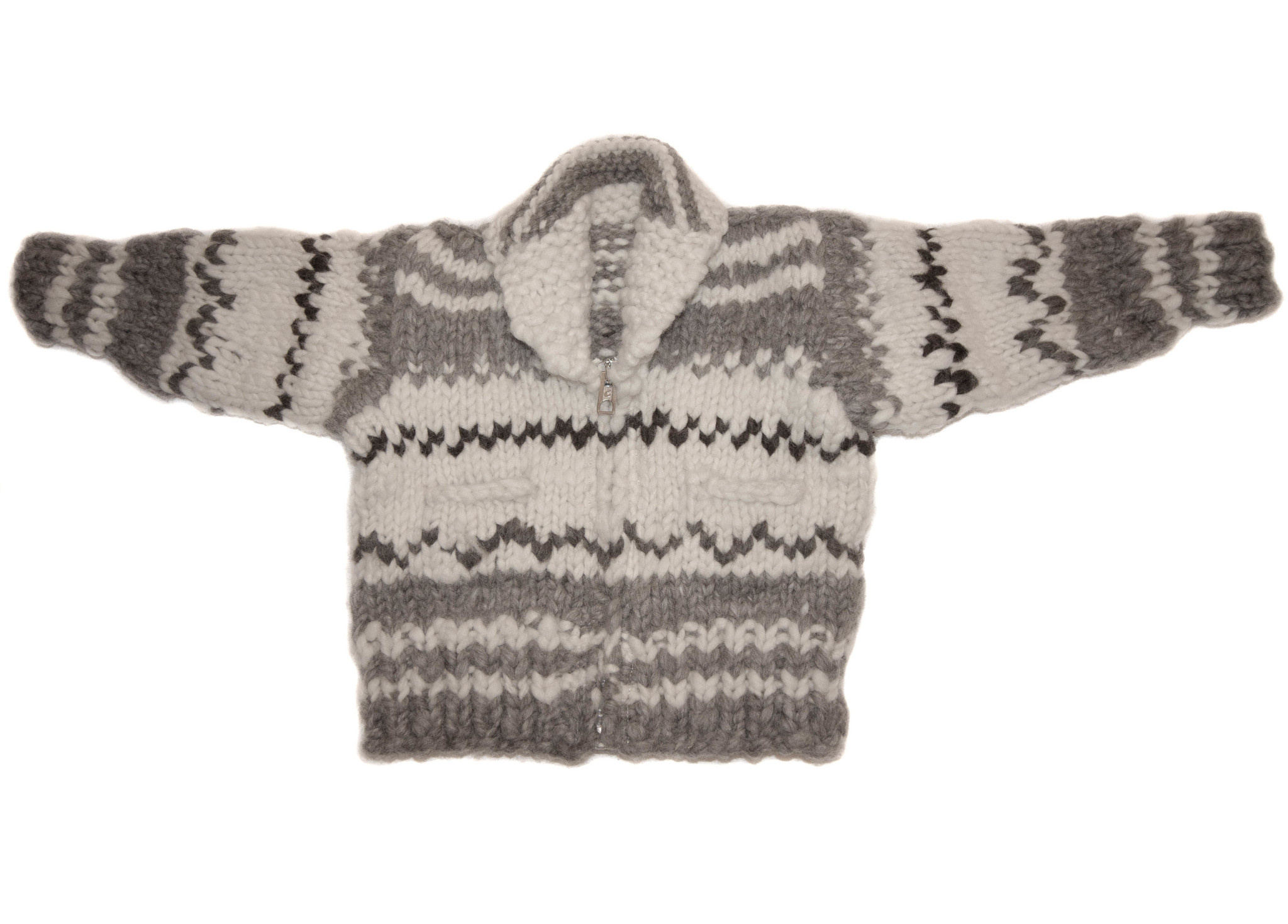 Cowichan Sweater Child's Geometric Design