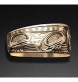 CUSTOM ORDER  Ritchie Baker Gold Mens Wolf Bracelet