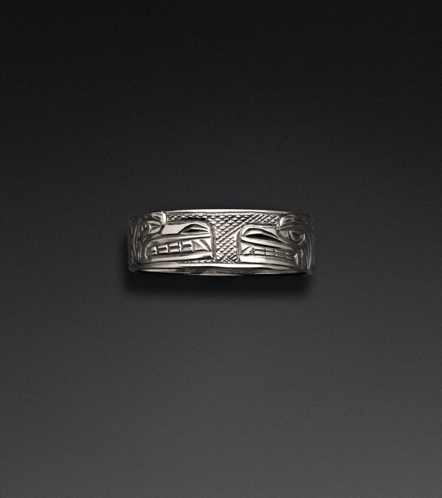 Richie Baker White Gold Double Bear Band