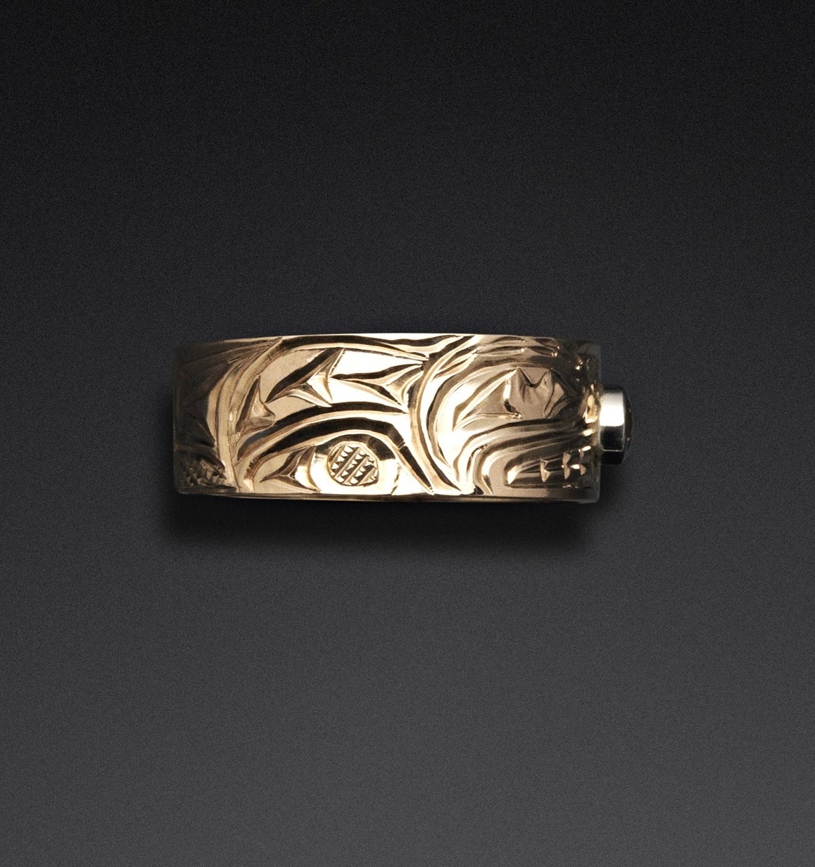 SOLD  Richie Baker Double Killer Whale Ring