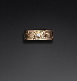 Richie Baker Thunderbird and Killer Whale Ring