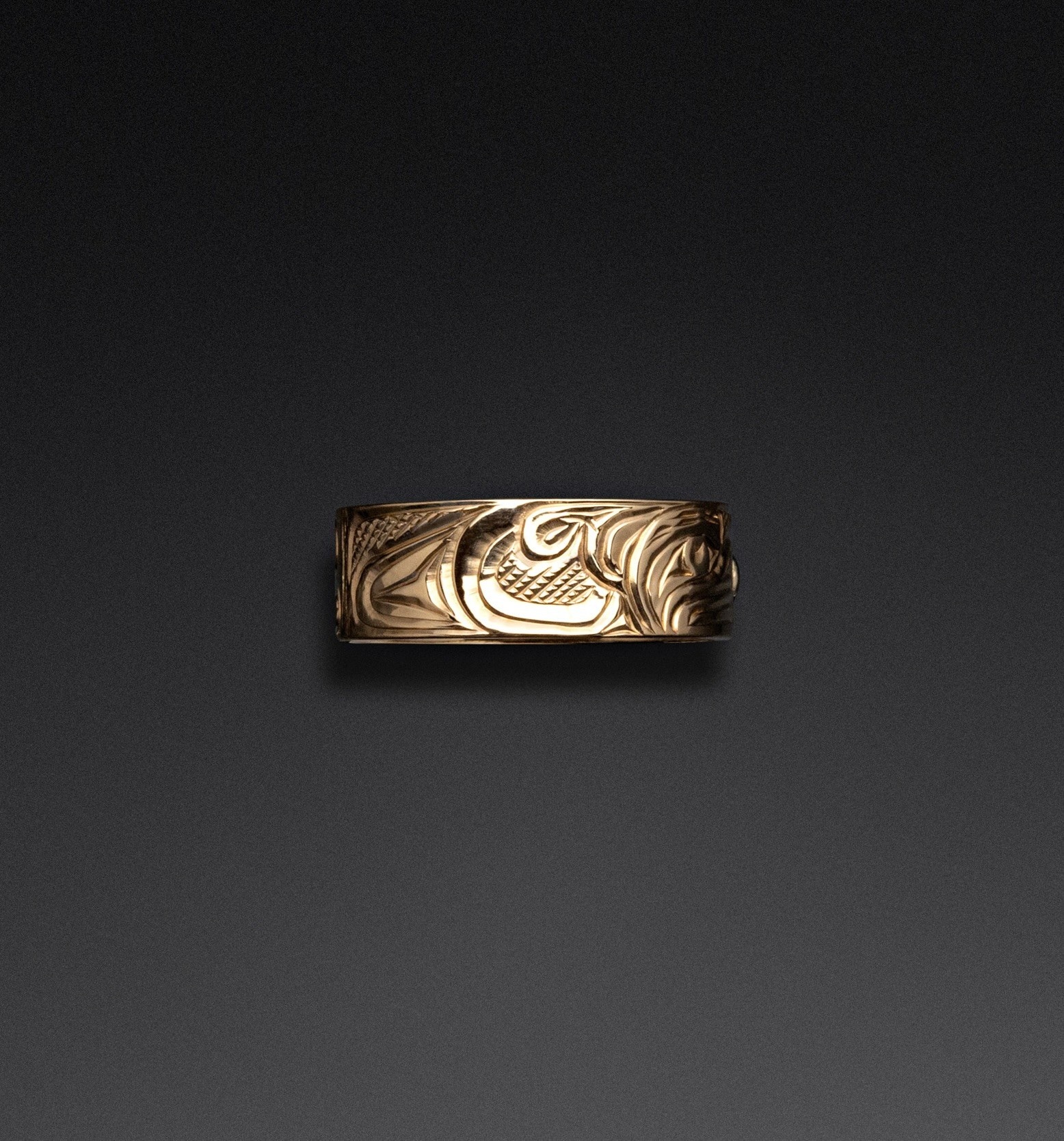 Richie Baker Thunderbird and Killer Whale Ring