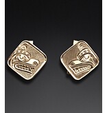 Richie Baker  Gold Bear Cuff Links