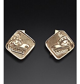 Richie Baker  Gold Bear Cuff Links