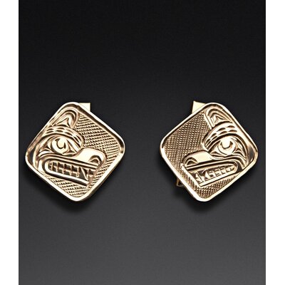 Richie Baker  Gold Bear Cuff Links