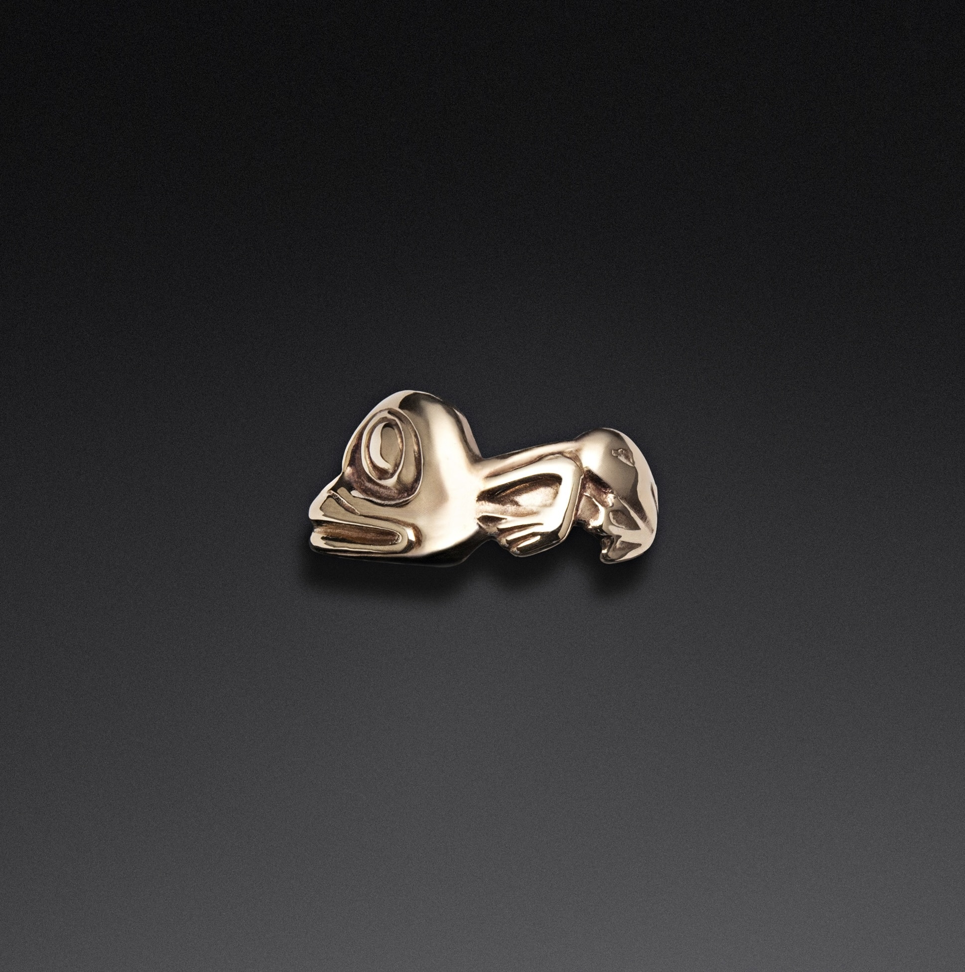 Richie Baker Casted Gold Frog Ring