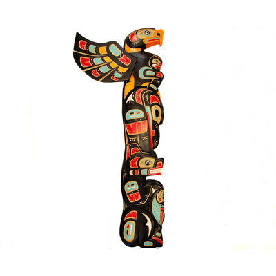 Indigenous Art Totem Pole Panel