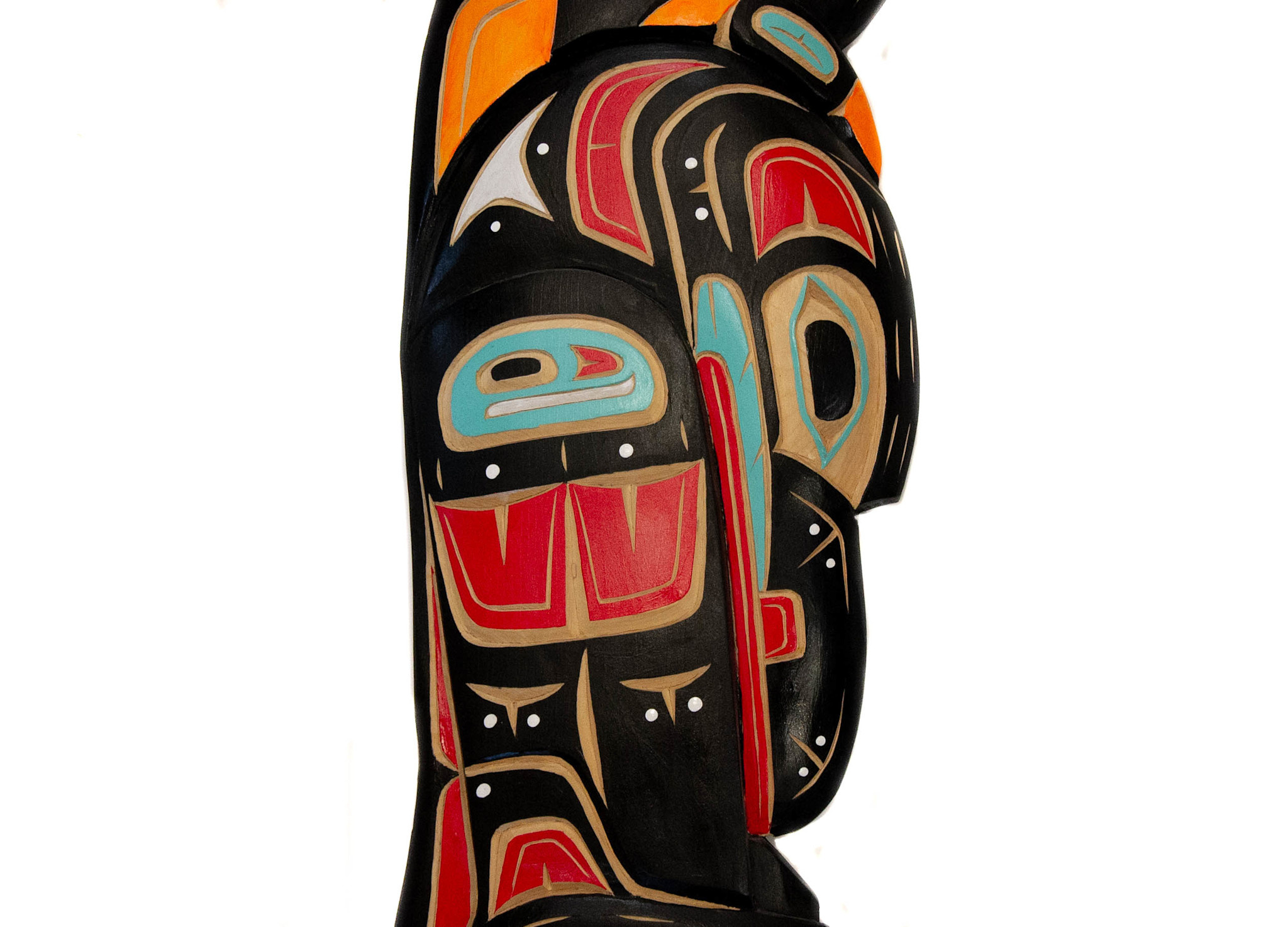 Indigenous Art Totem Pole Panel