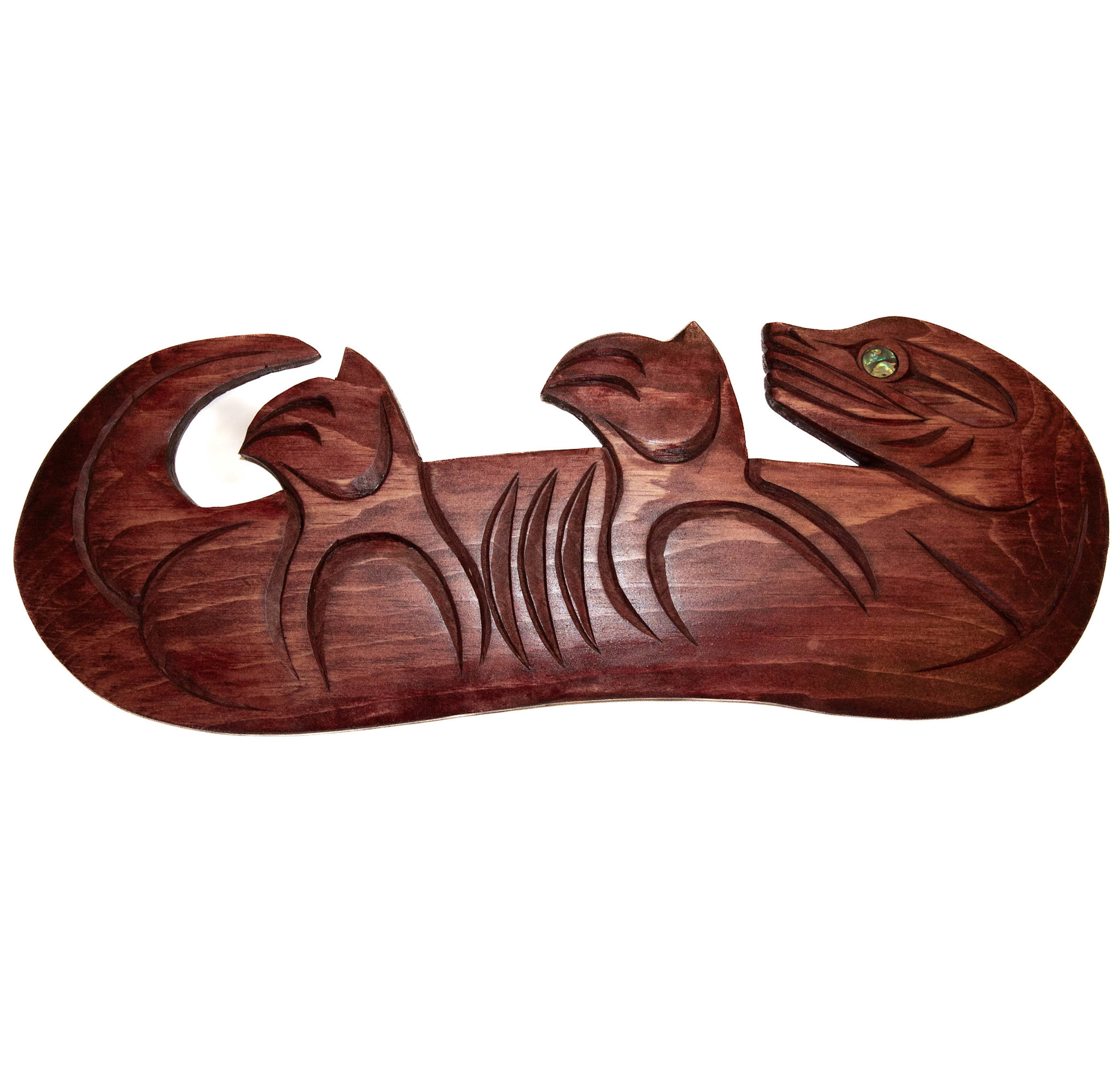 23" Coast Salish Otter Carving