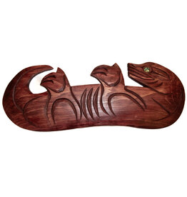23" Coast Salish Otter Carving