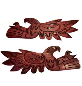 28" Coast Salish Eagle Carving