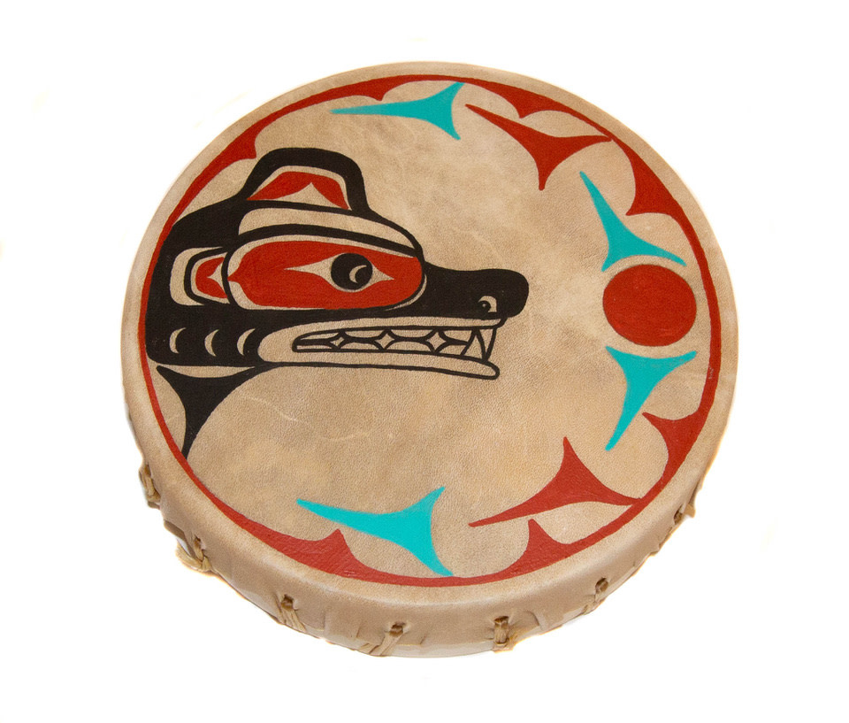 Child's Wolf Drum