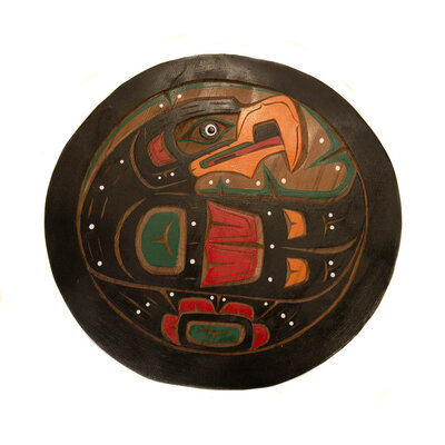 Round Eagle Plaque
