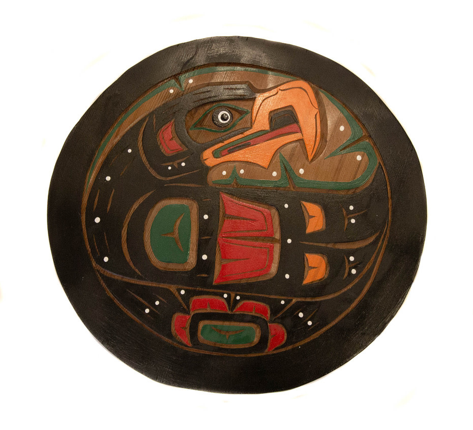 Round Eagle Plaque