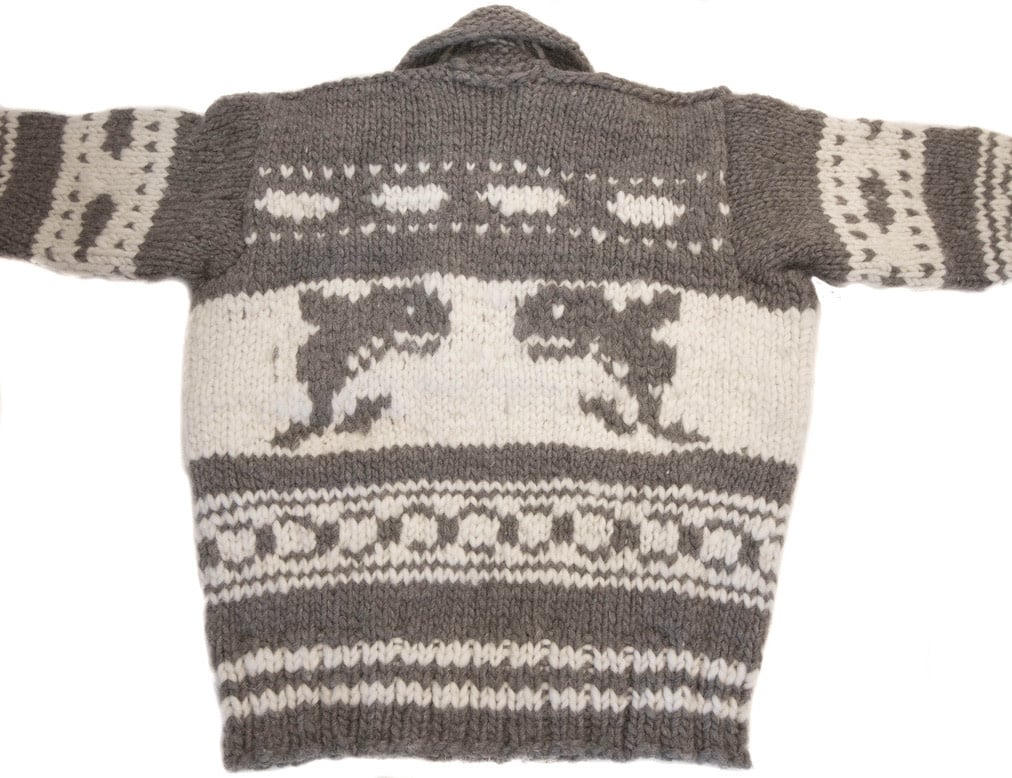 Medium Cowichan Orca Sweater