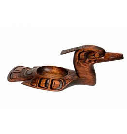 Large  Stained Loon Bowl
