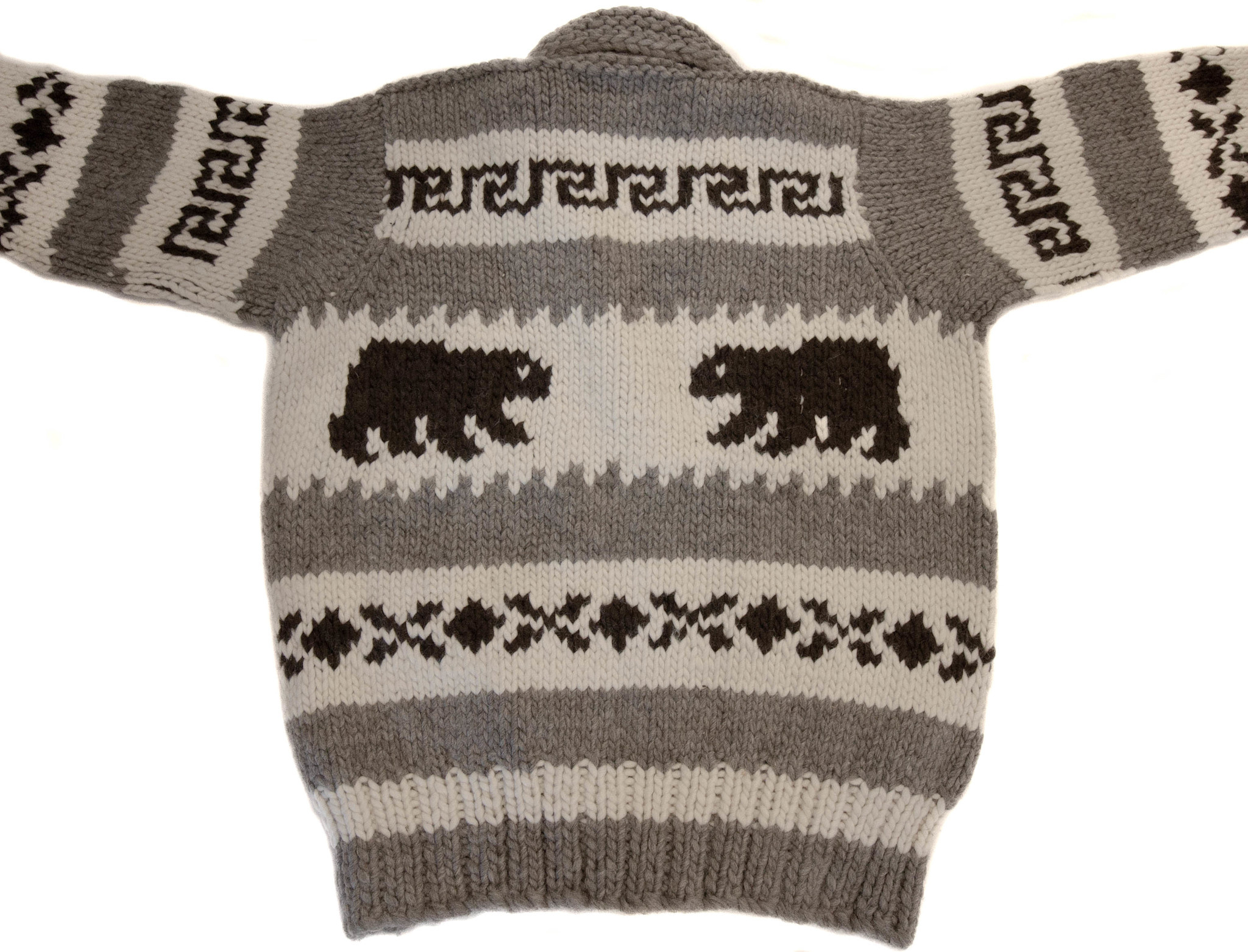 Cowichan Sweater Bear Design Medium