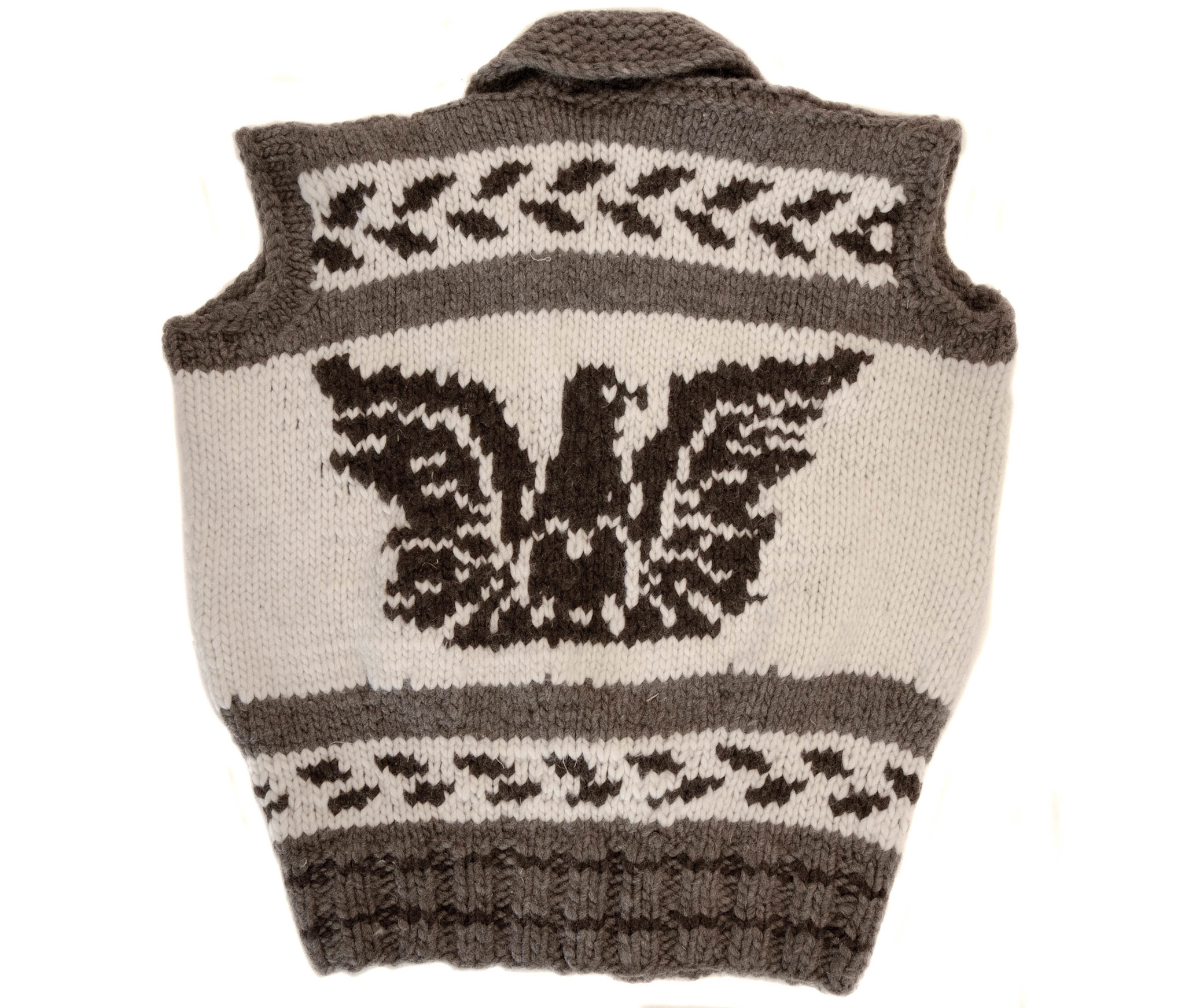 Cowichan Vest Orca Design L / XL