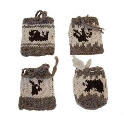 Cowichan Knit Pouch
