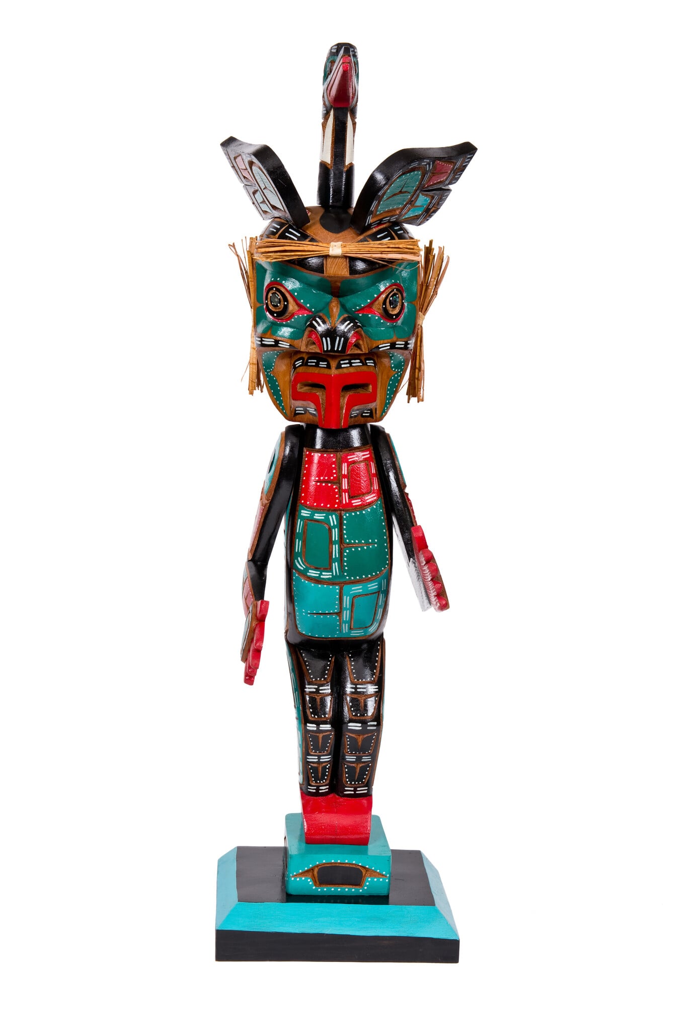 Welcome Man Wren Figure by Jimmy Joseph — Kwak'waka'wakw artist, available at Cheryl's Trading Post