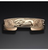 1/2" Gold Eagle Bracelet