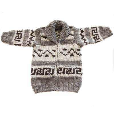 Geometric Child's Cowichan Sweater