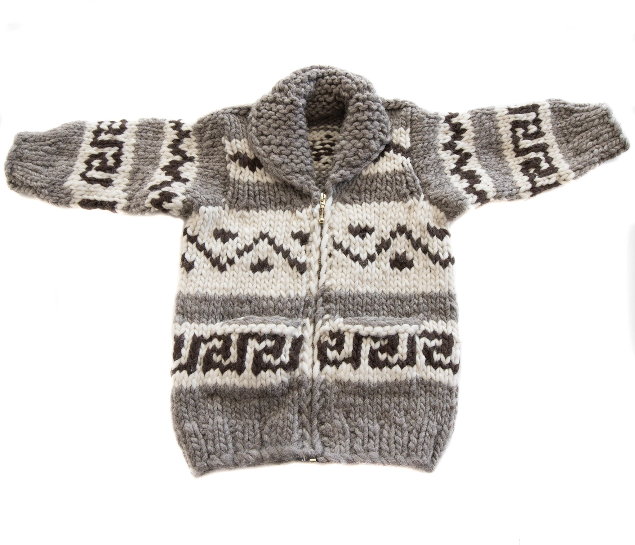 Geometric Child's Cowichan Sweater
