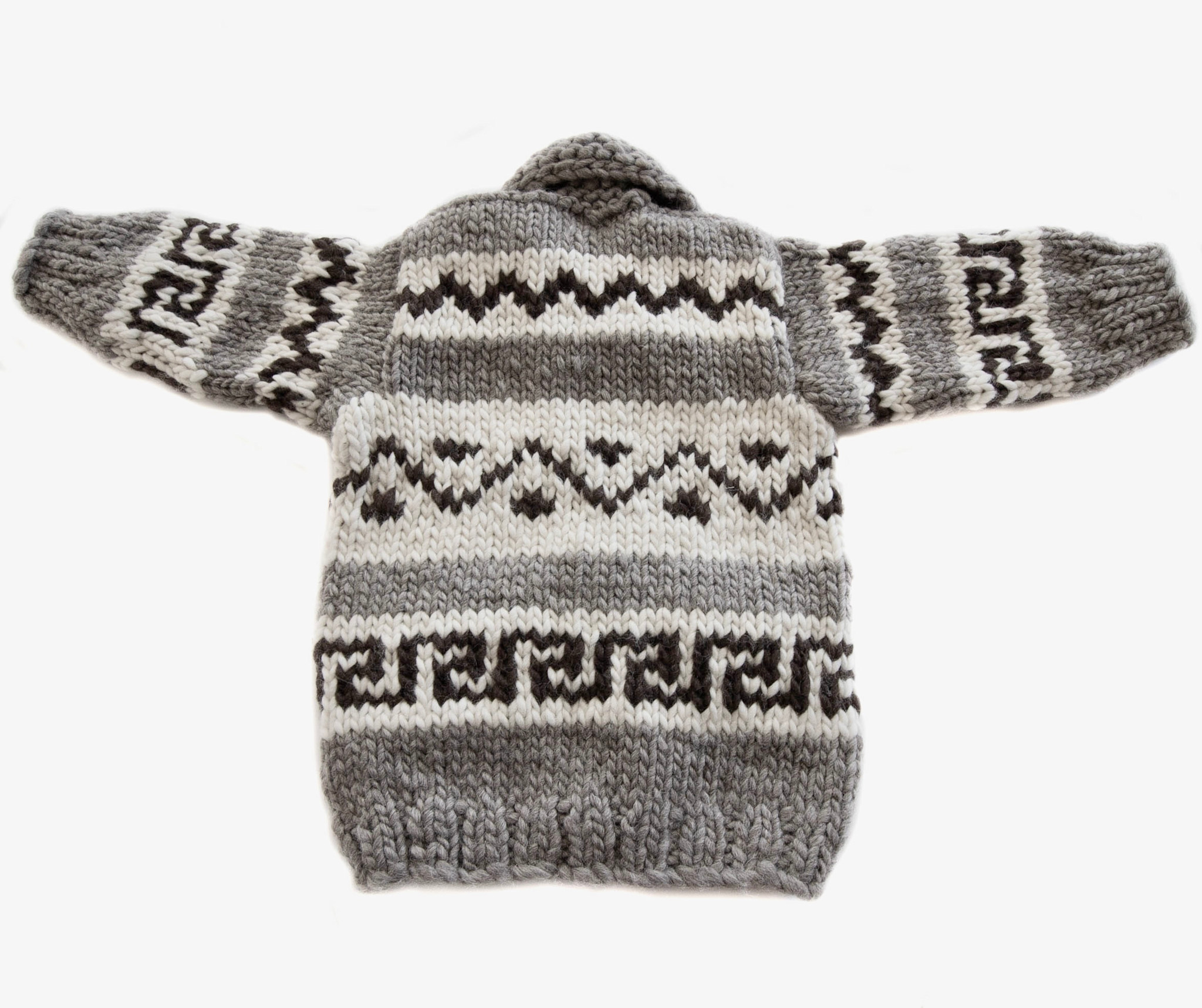 Geometric Child's Cowichan Sweater