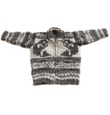 Childrens' Cowichan Sweater Orca Design